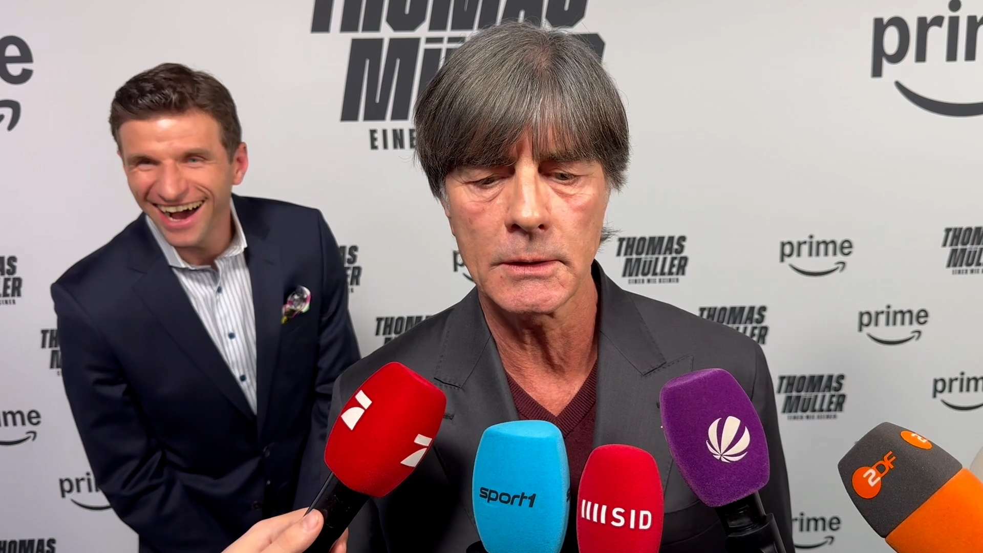 Thomas Müller und Jogi Löw