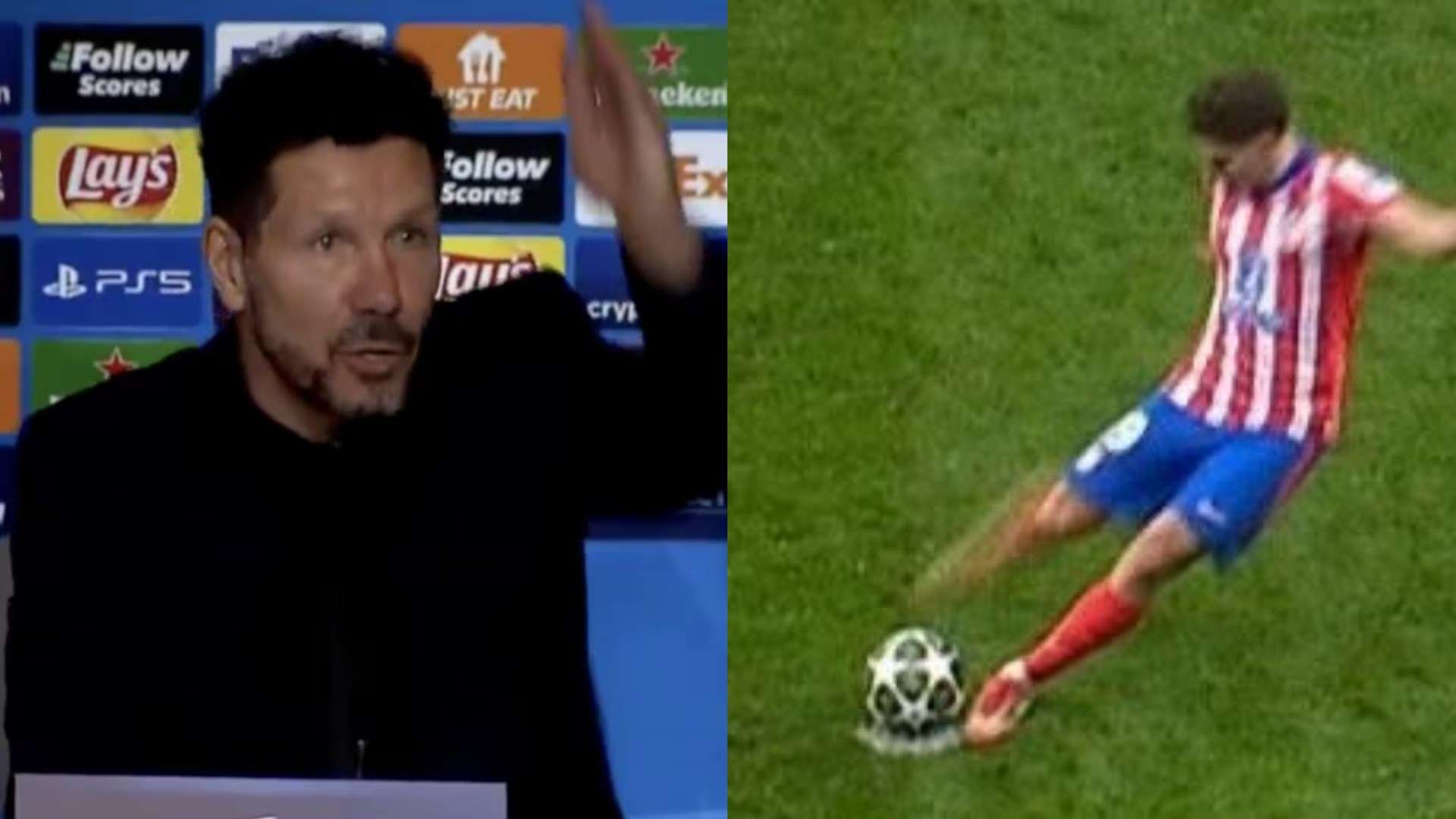 Simeone conferenza rigore