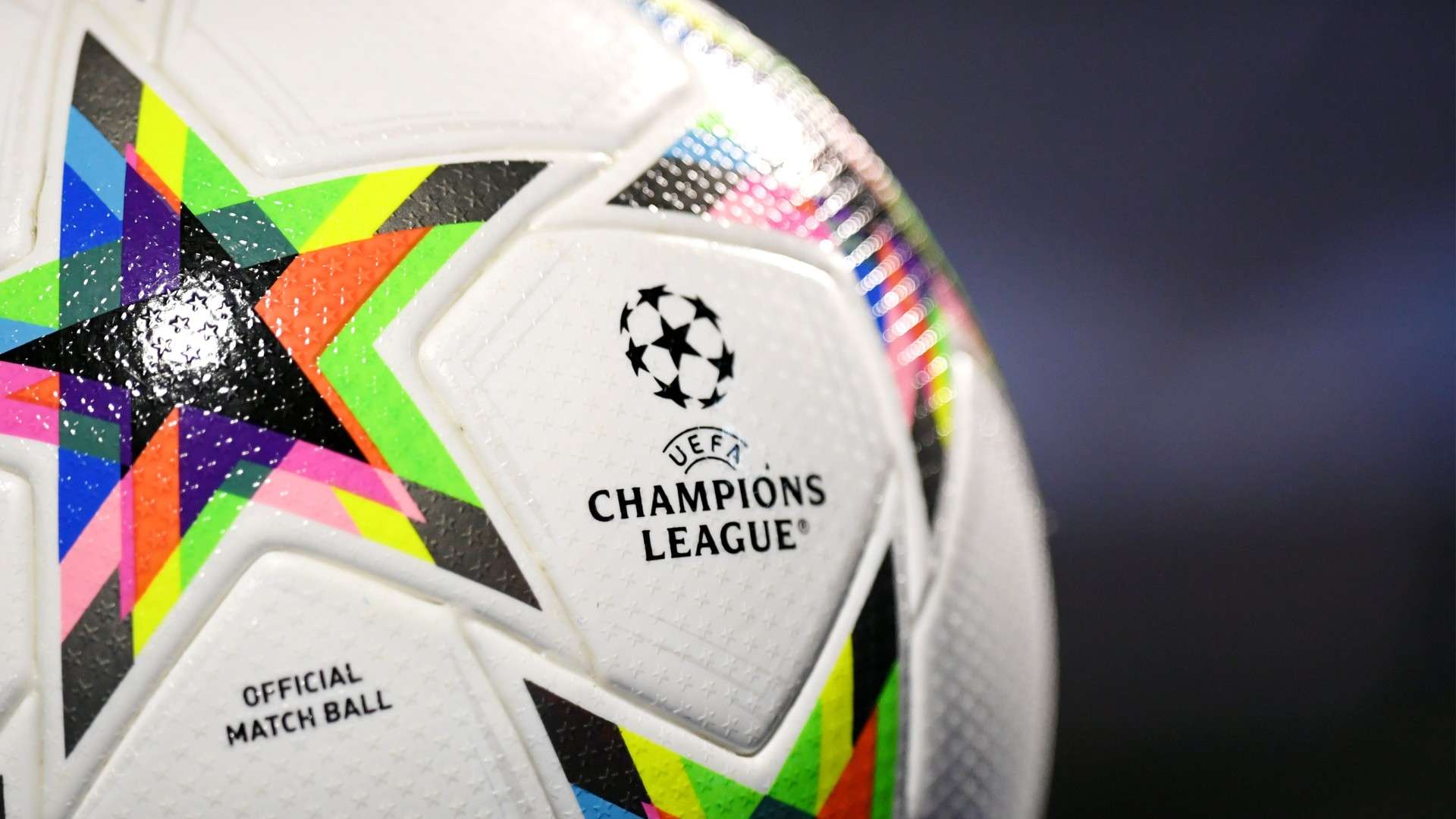 Champions League balón