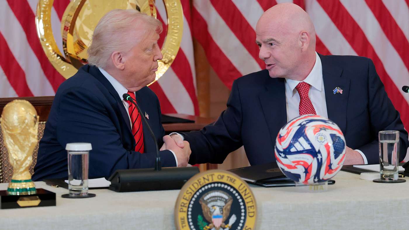 trump infantino us fifa