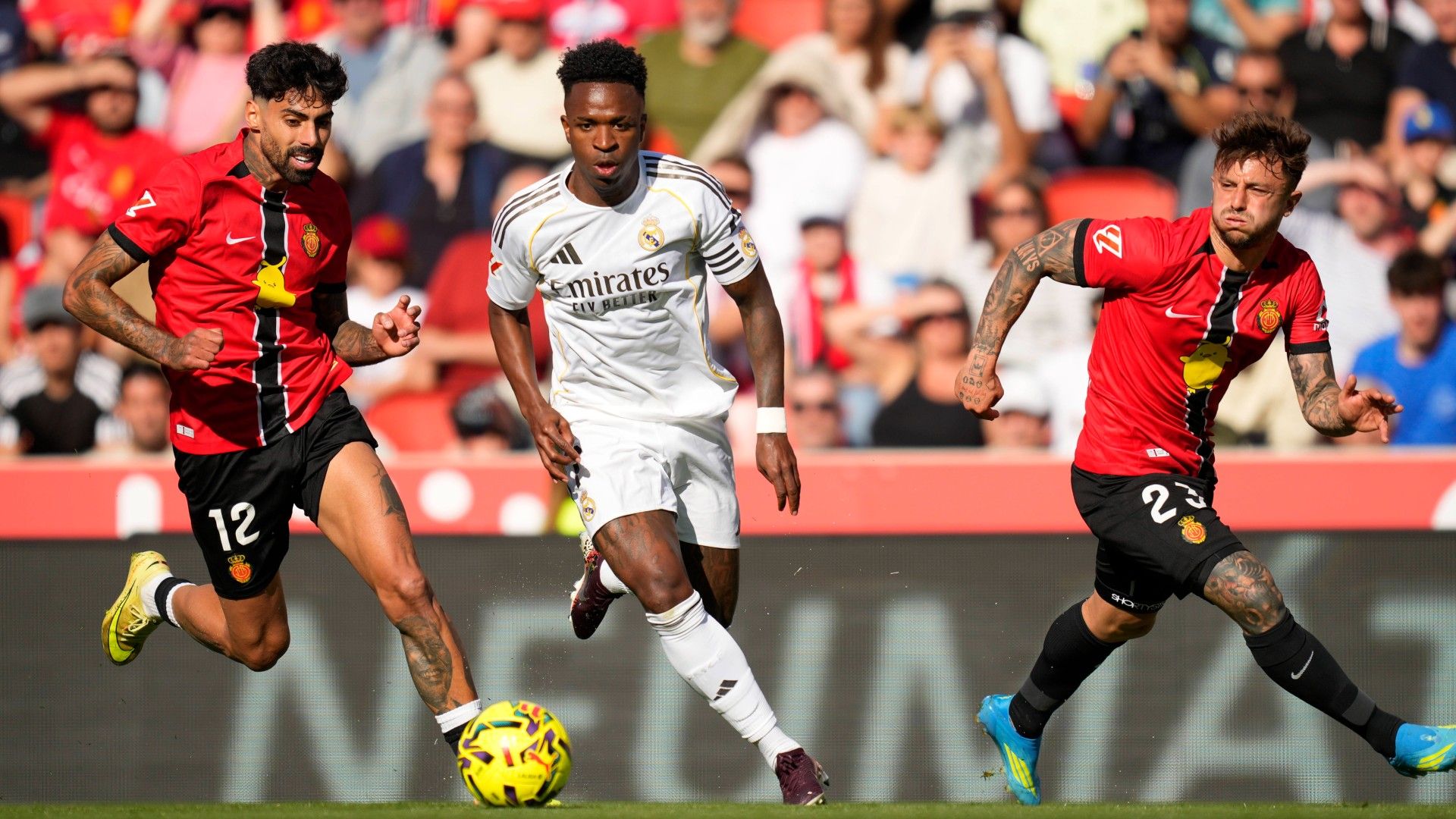 Ballon-d'Or-Provokation: Mallorca-Spieler feuert auf dem Platz erneut gegen Real Madrids Vinicius Jr.