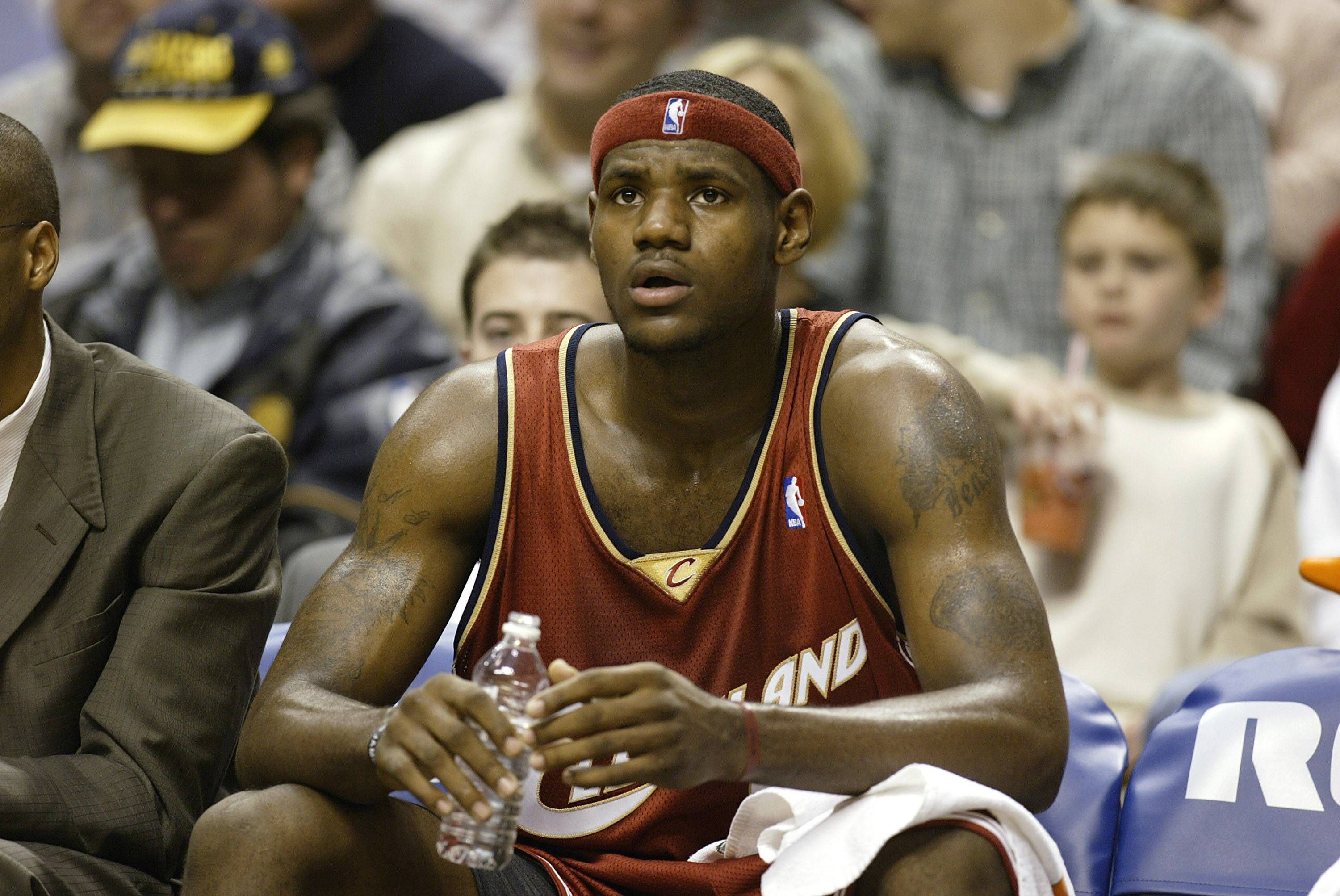 LeBron James of the Cleveland cavaliers