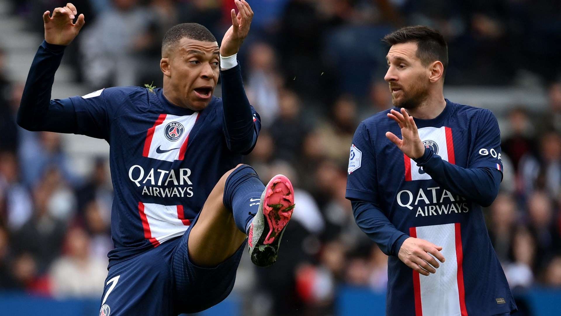Mbappe Messi