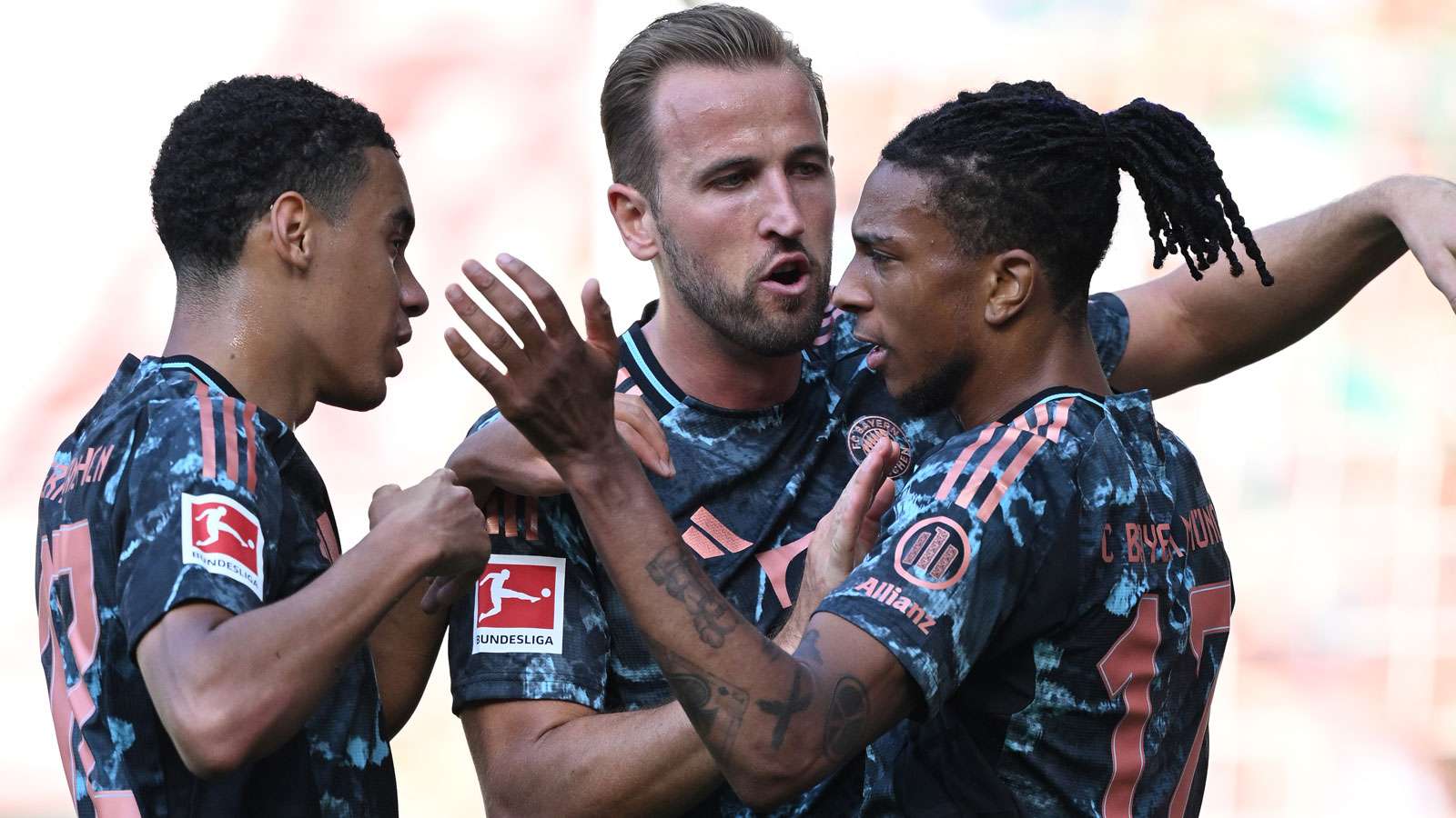 Michael Olise, Jamal Musiala und Harry Kane