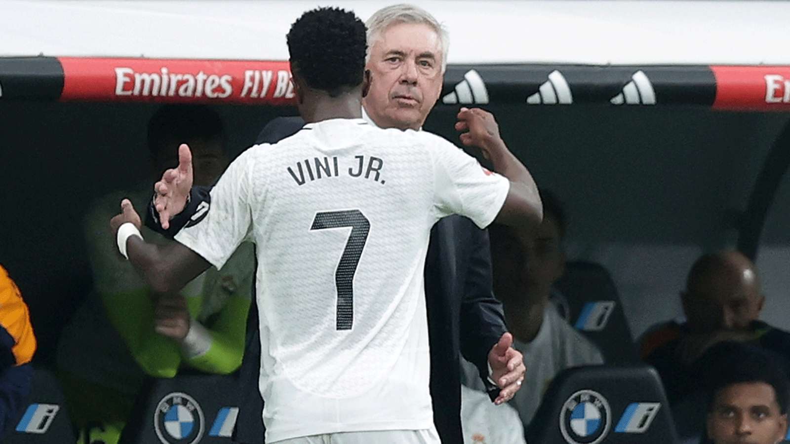 Carlo Ancelotti, Vinicius Junior, Real Madrid