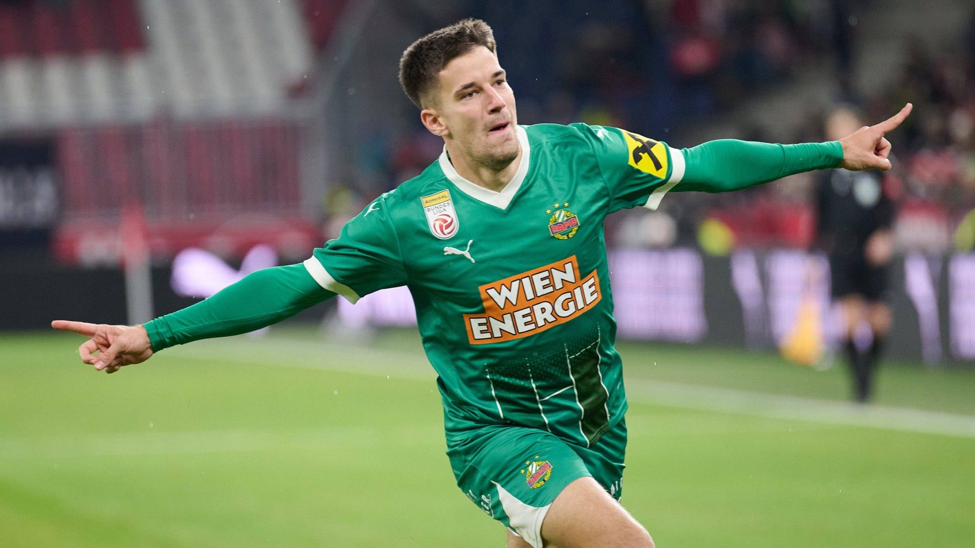 Torschütze Jonas Auer (SK Rapid Wien)