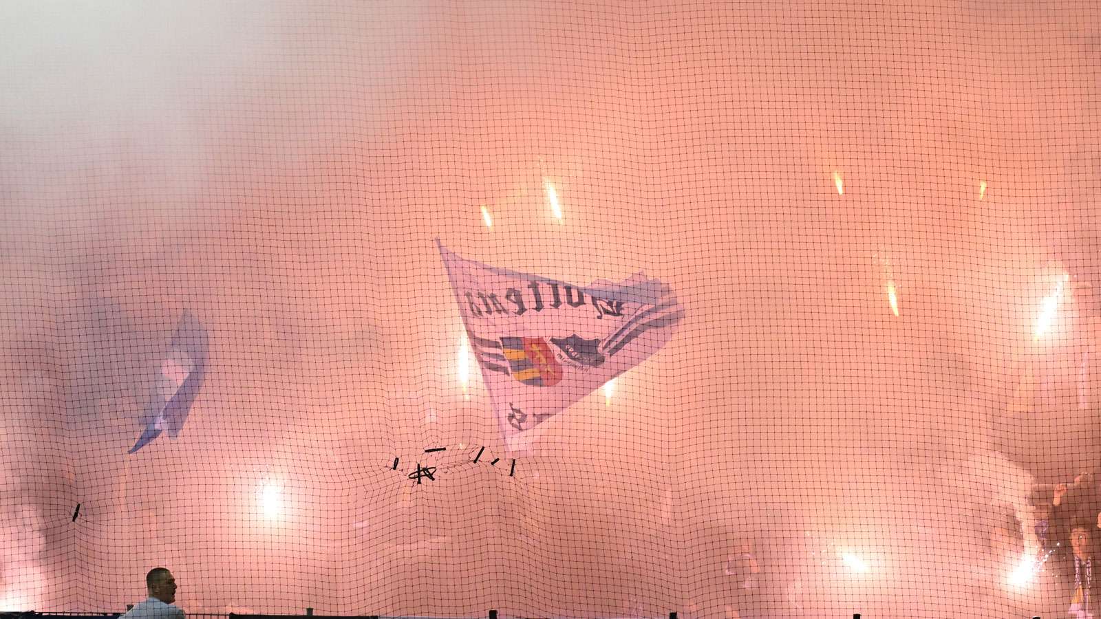 TSG Hoffenheim Fans Pyro