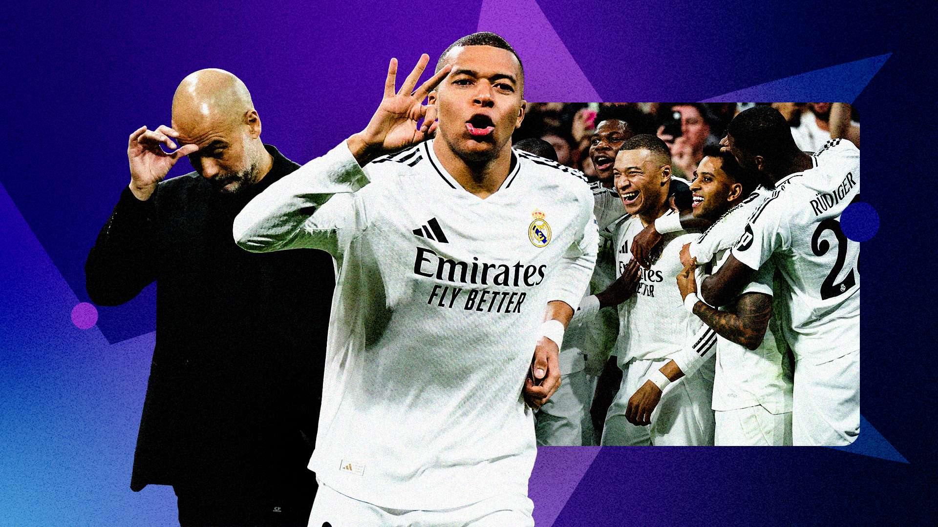 Mbappe Real Madrid City ratings GFX