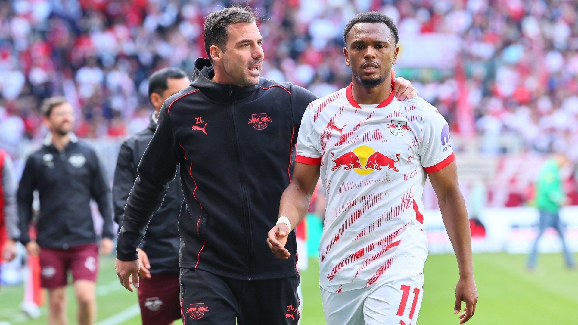 Zsolt Low Lois Openda RB Leipzig 2025