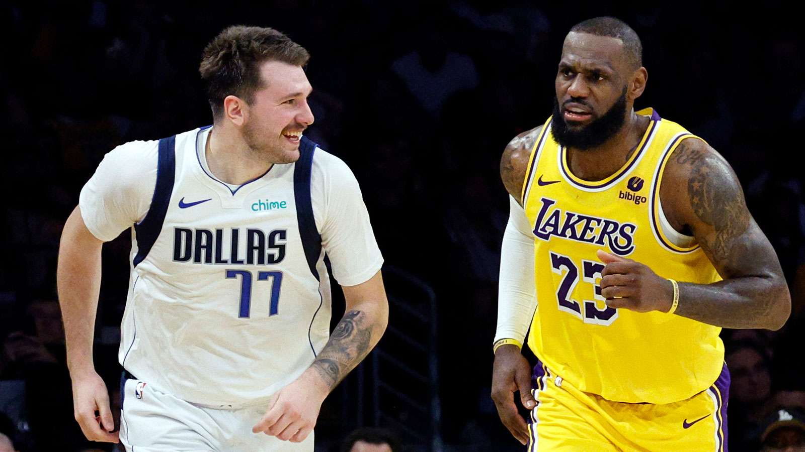 LeBron James und Luka Doncic spielen jetzt für die L.A. Lakers.