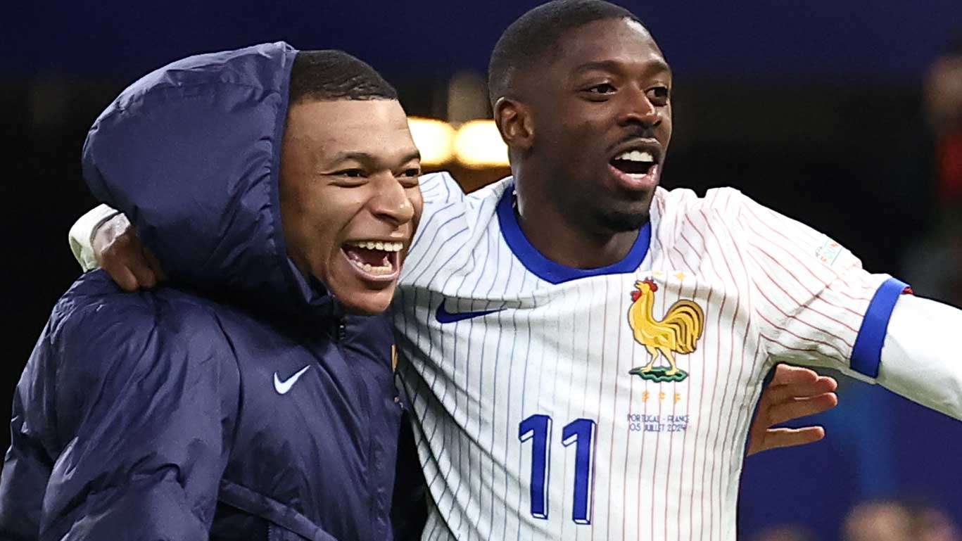 Mbappé und Dembélé gemeinsam bei der französischen Nationalmannschaft