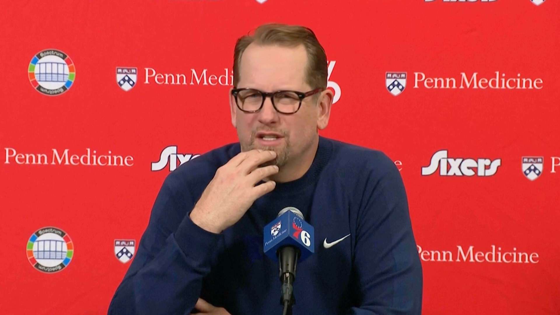 Nick Nurse Philadelphia 76ers 