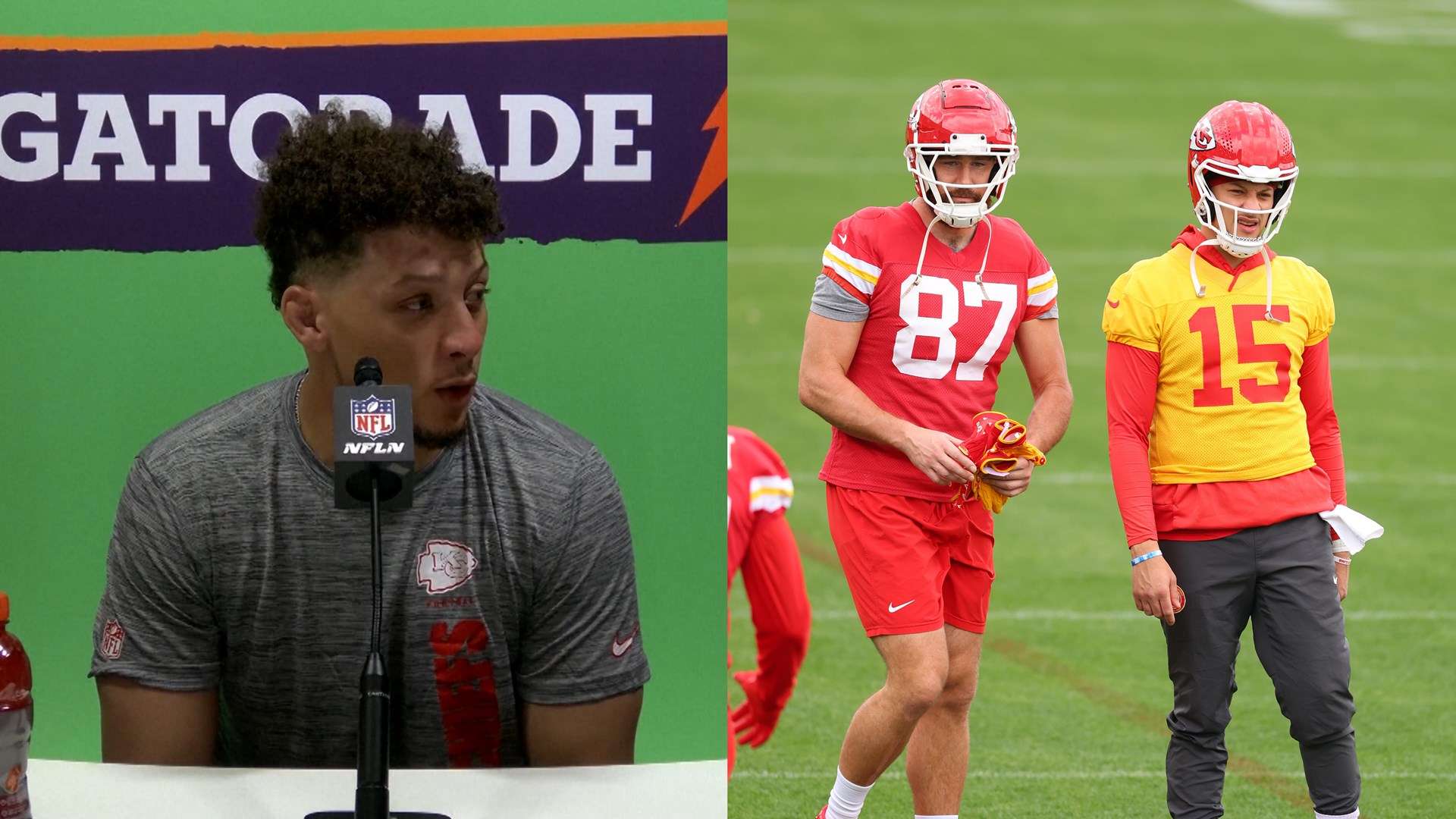 Patrick Mahomes Travis Kelce