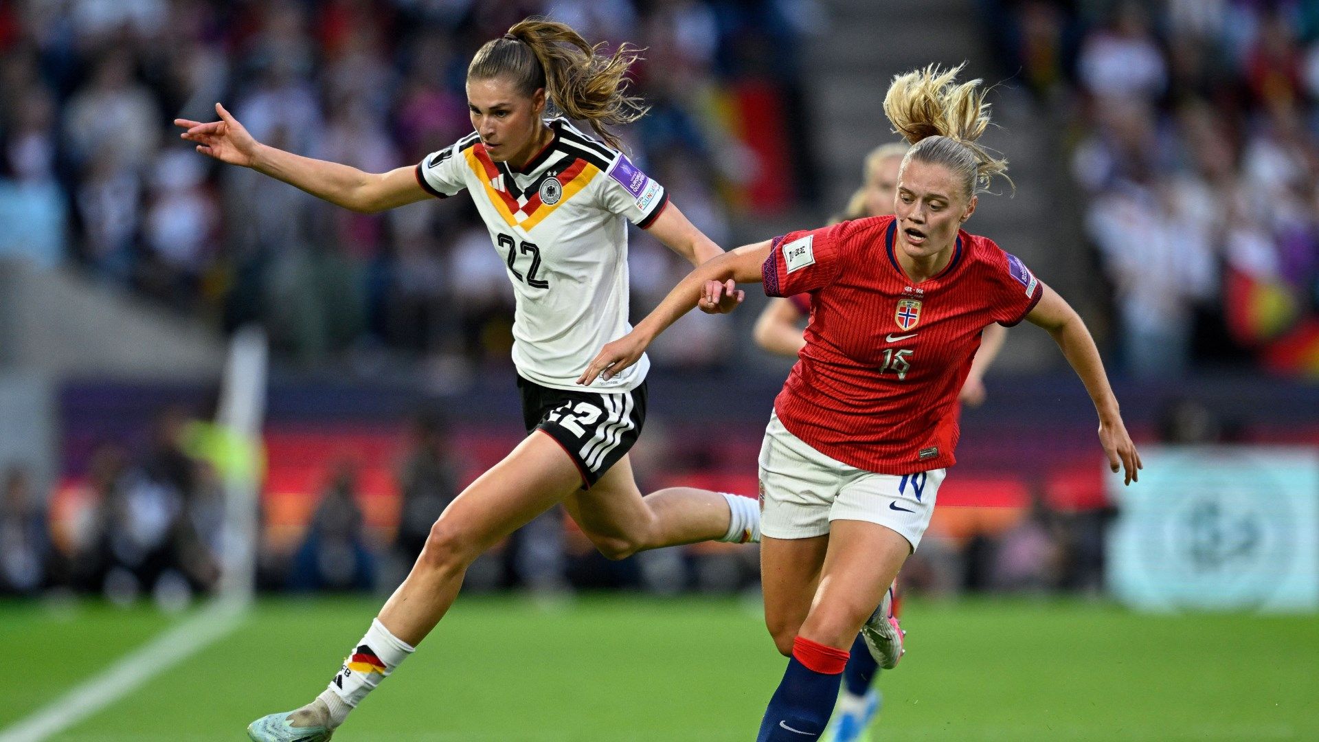 WM-Ticket gelöst! DFB-Frauen verwandelt Qualifikationsmatchball gegen Norwegen - Debütantin trifft