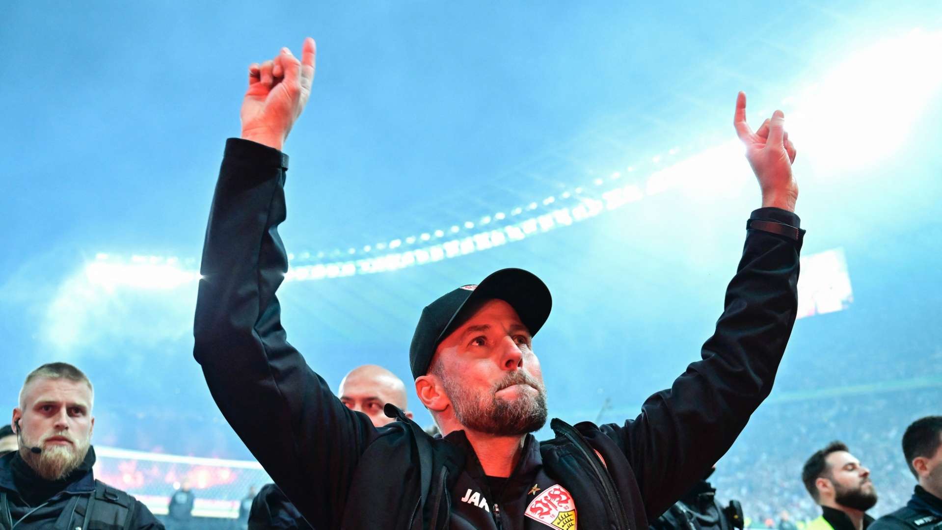 Erster Titel als Trainer: Sebastian Hoeneß (&#169; AFP/SID/JOHN MACDOUGALL)