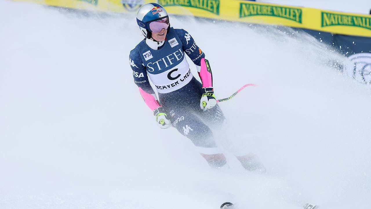 Lindsey Vonn beim Ski Alpin.