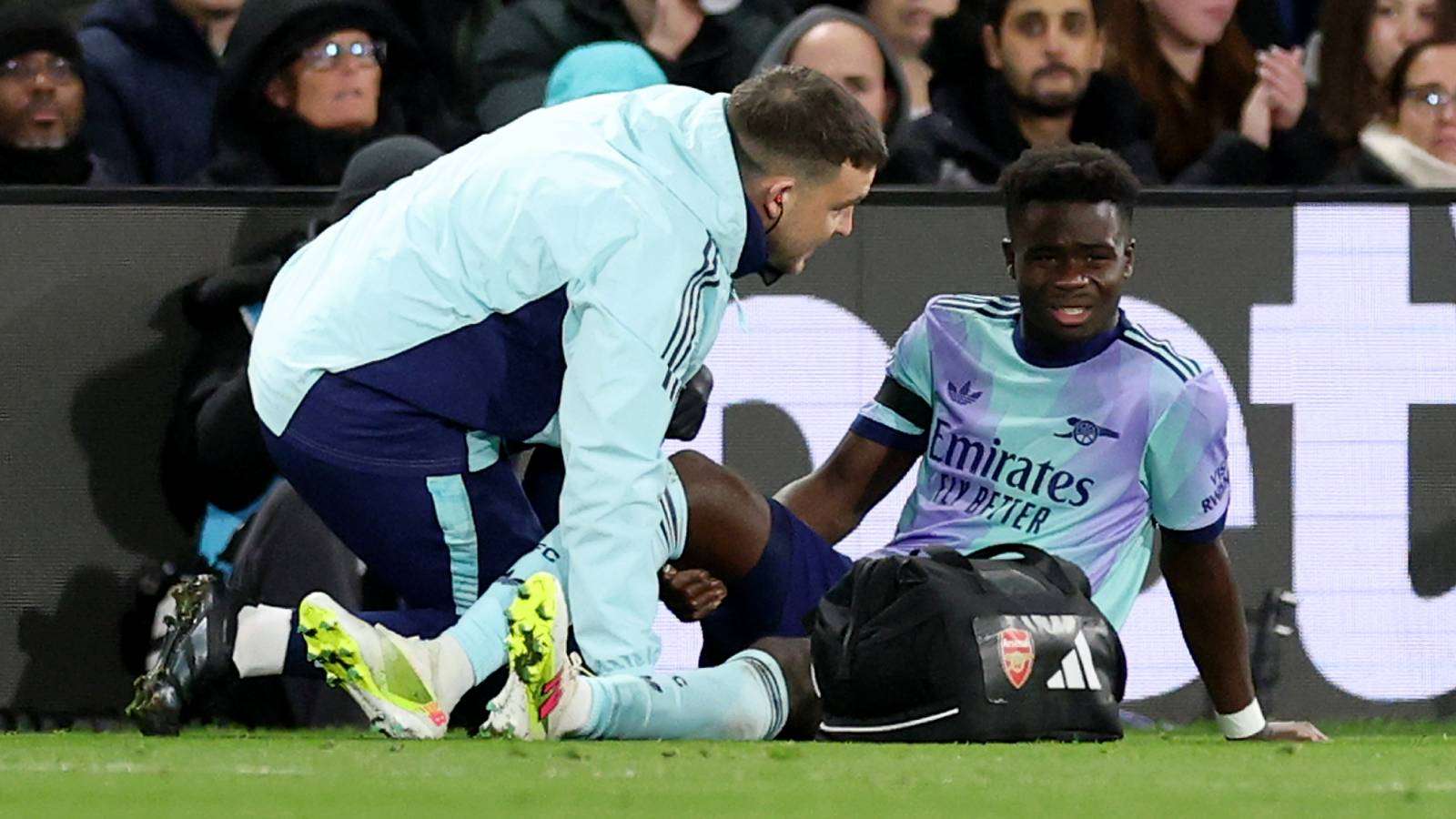 Bukayo Saka injury