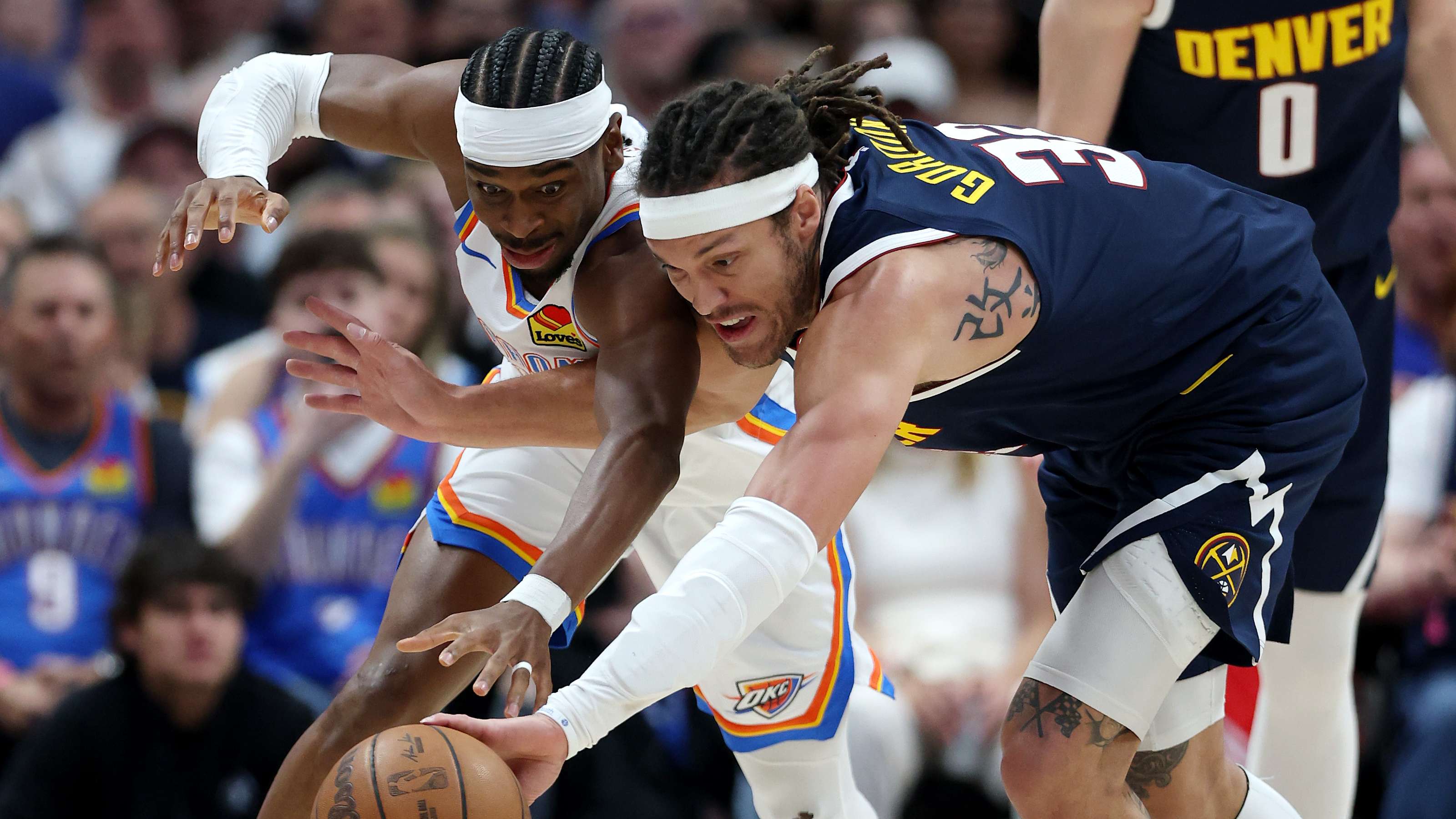 Thunder gegen Nuggets.