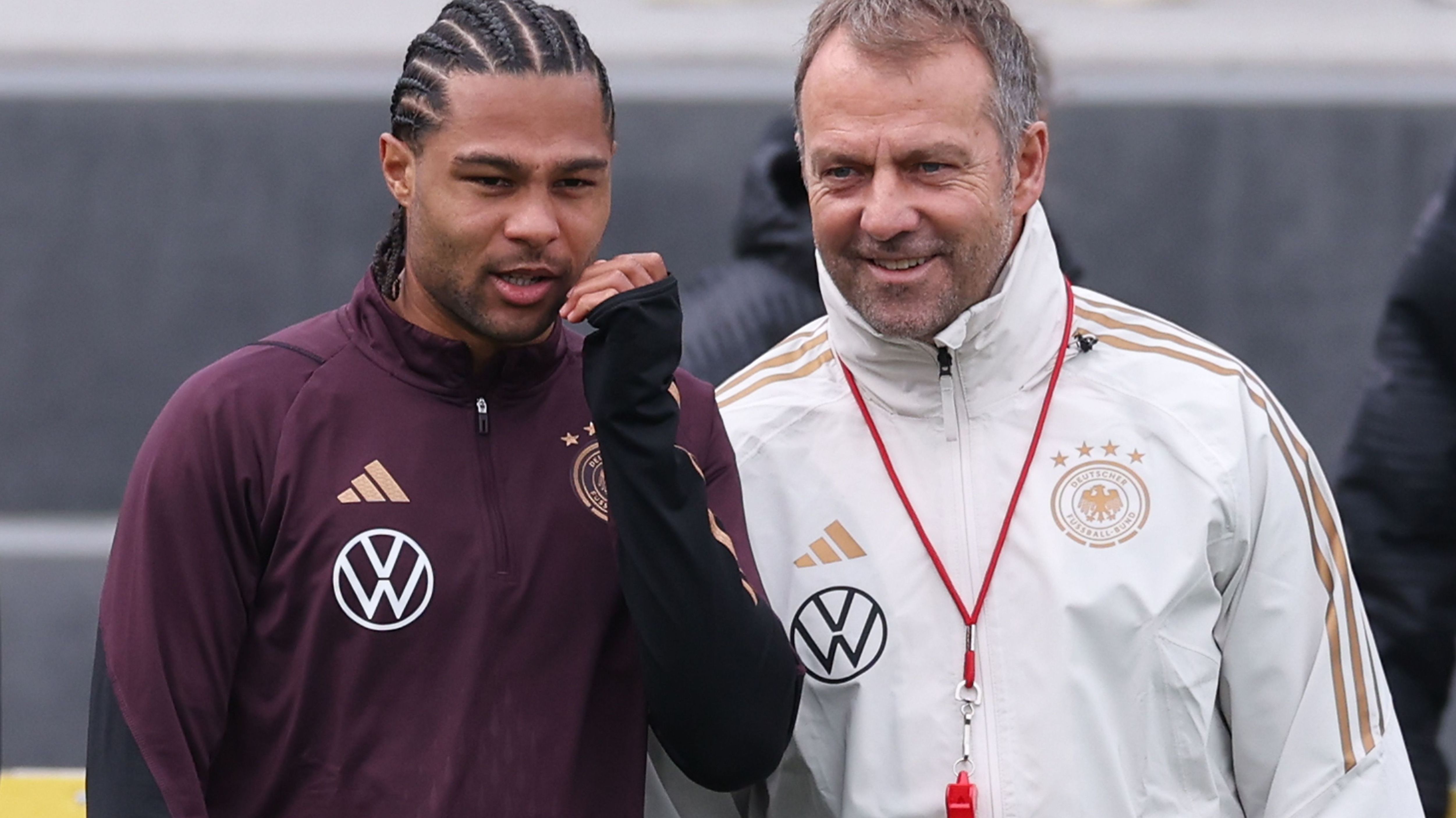 Serge Gnabry in action on the field