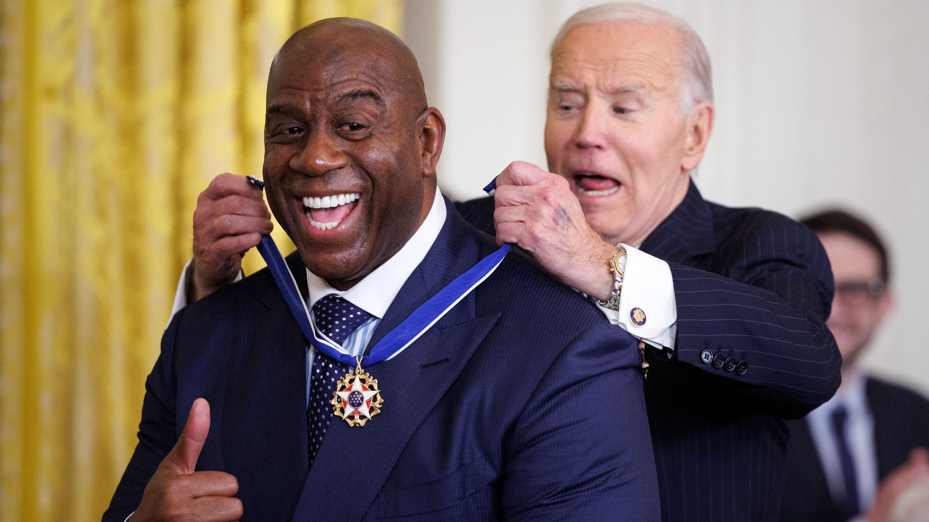 President Biden Delivers Remarks At Medal Of Freedom Ceremony