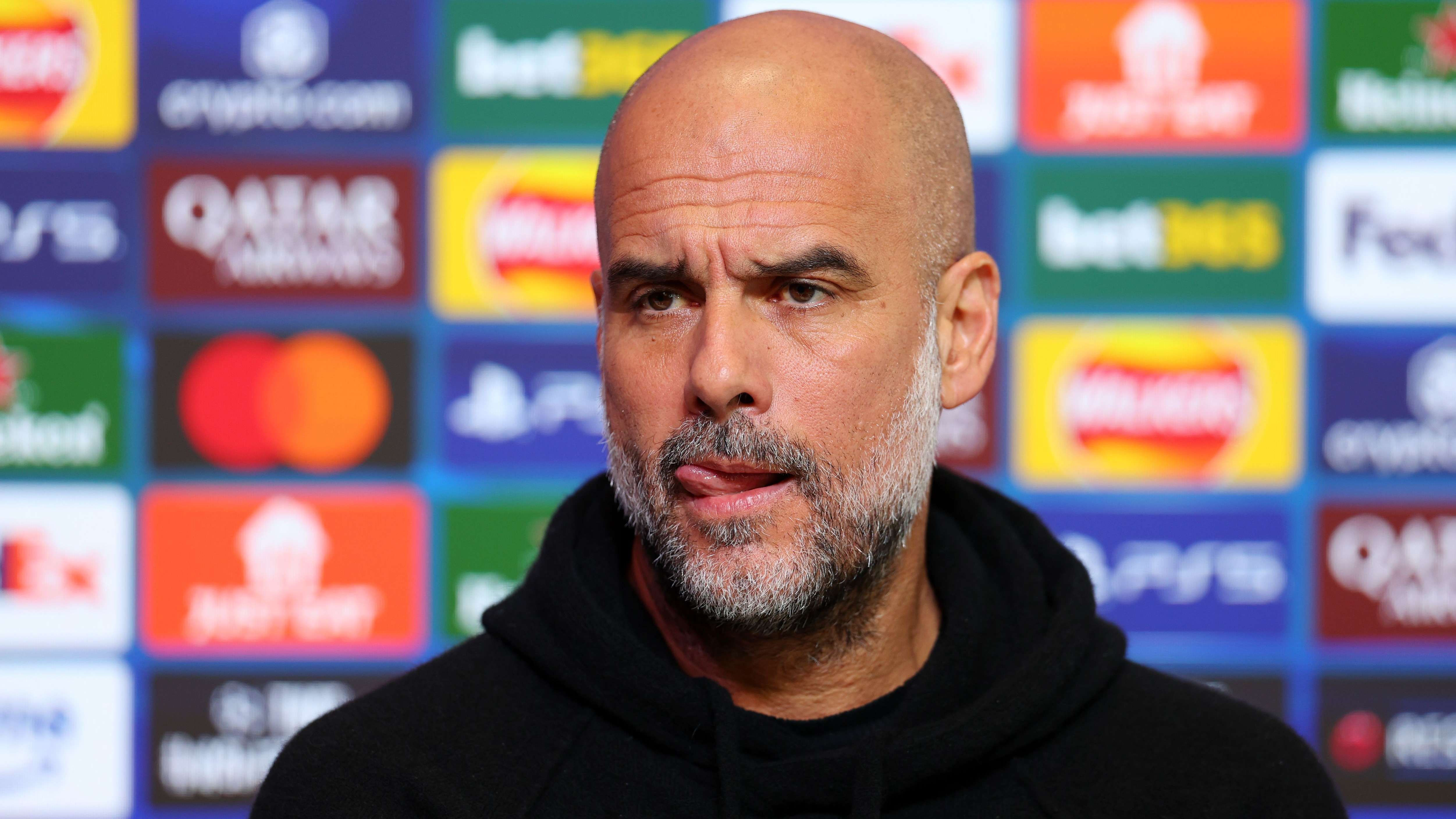 Manchester City Training And Press Conference - UEFA Champions League 2024/25 League Knockout Play-off First Leg