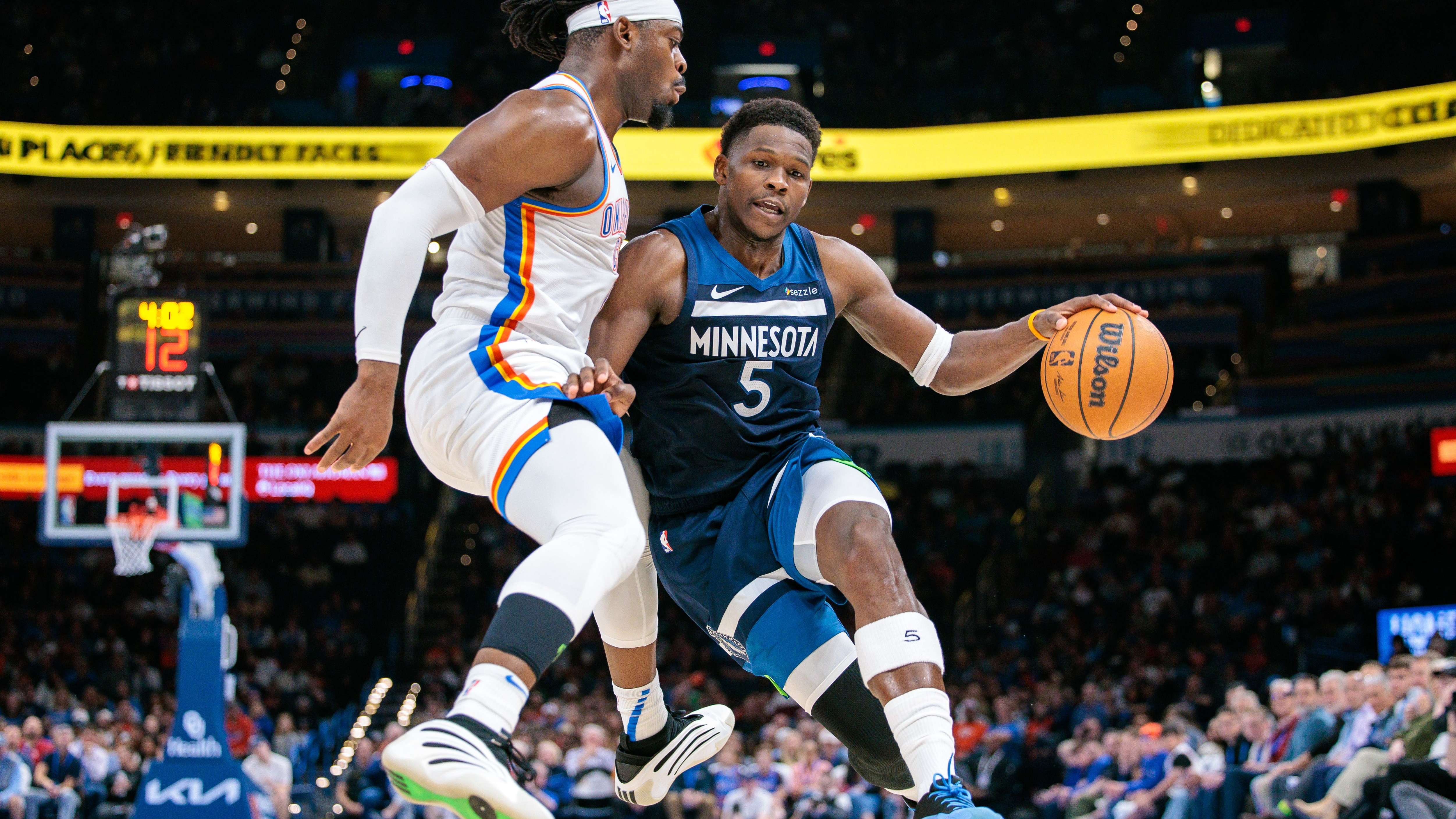 Minnesota Timberwolves v Oklahoma City Thunder
