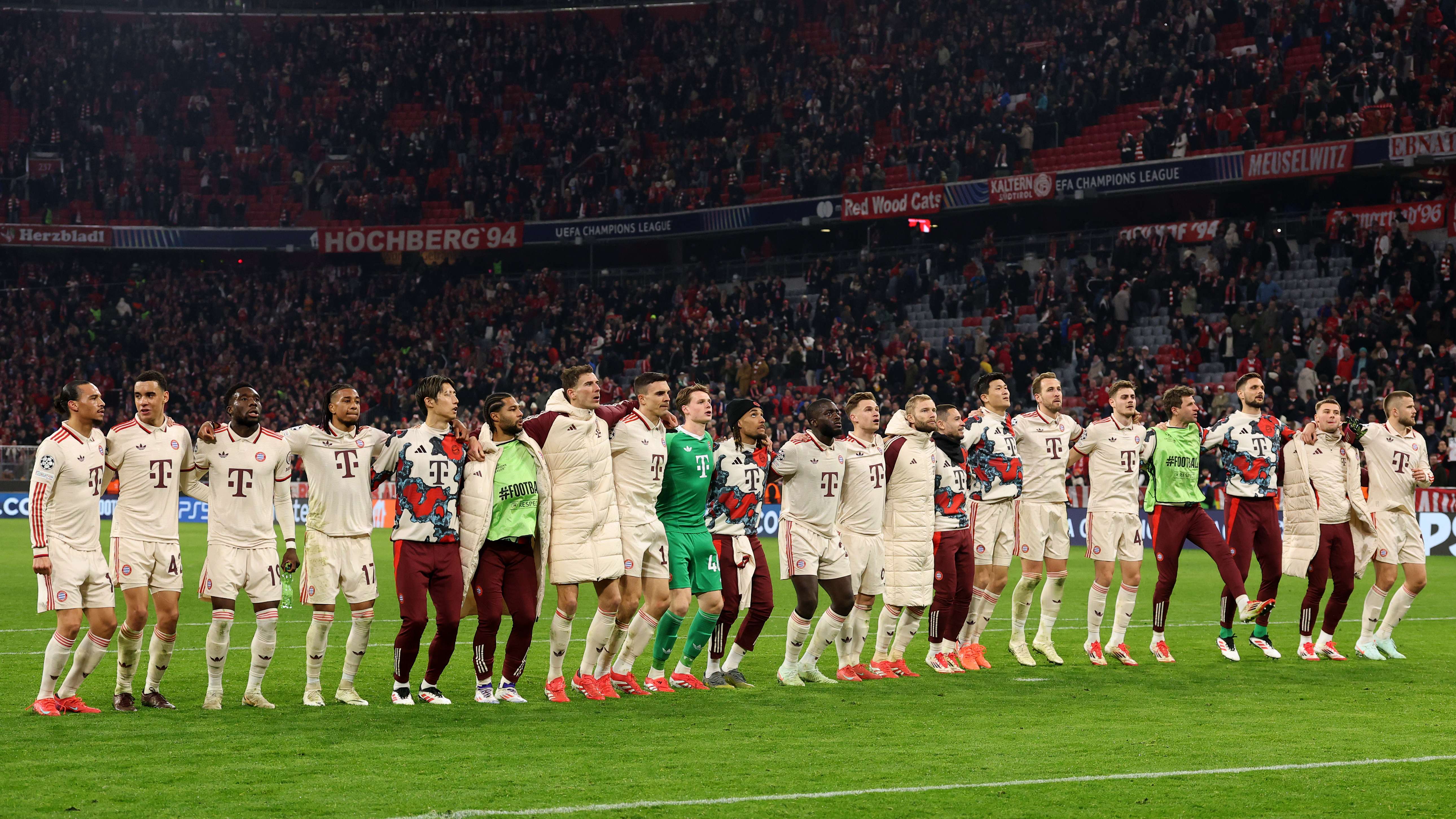 FC Bayern München v Bayer 04 Leverkusen - UEFA Champions League 2024/25 Round of 16 First Leg