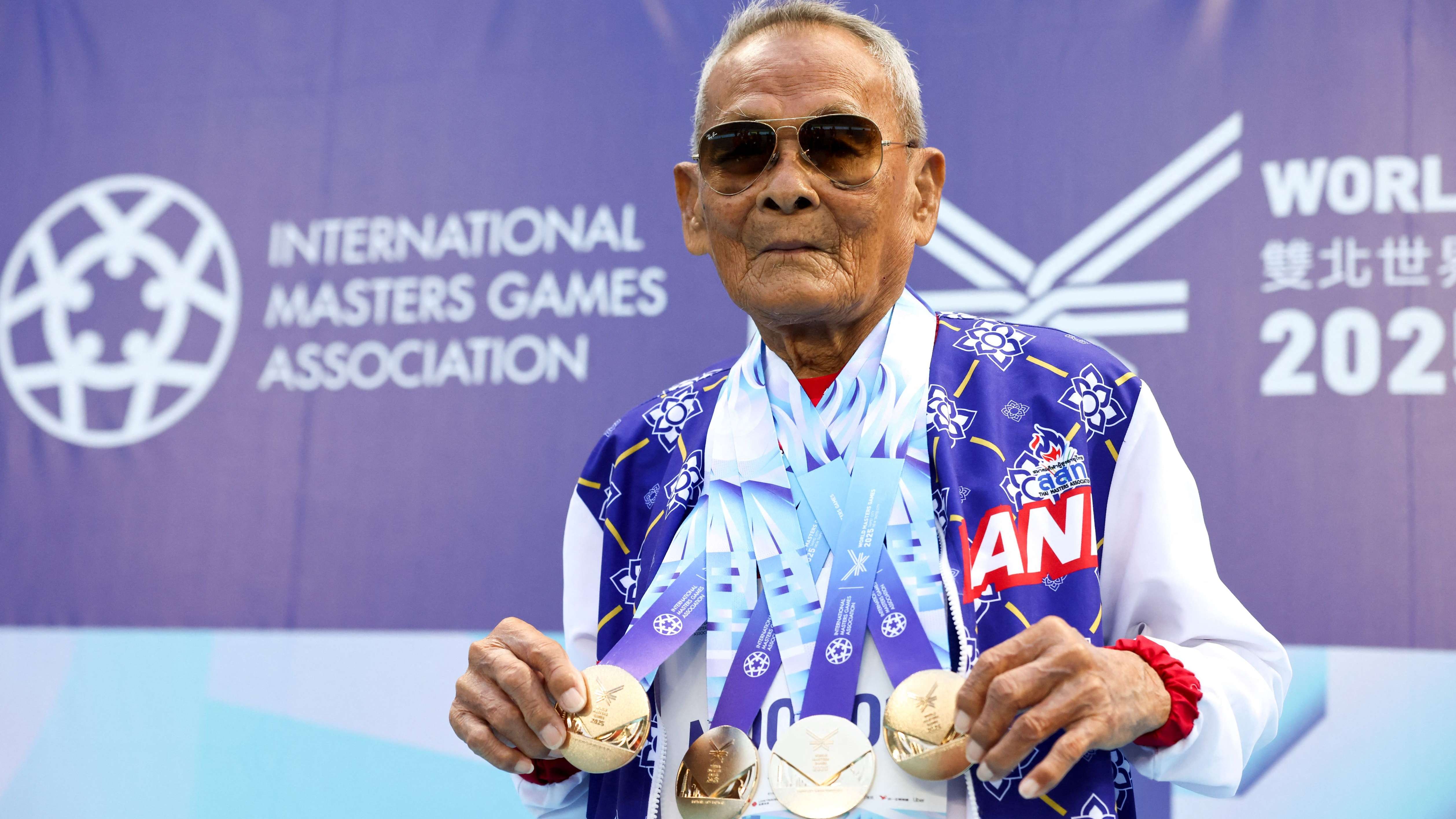 TAIWAN-THAILAND-ATHLETICS-ELDERLY