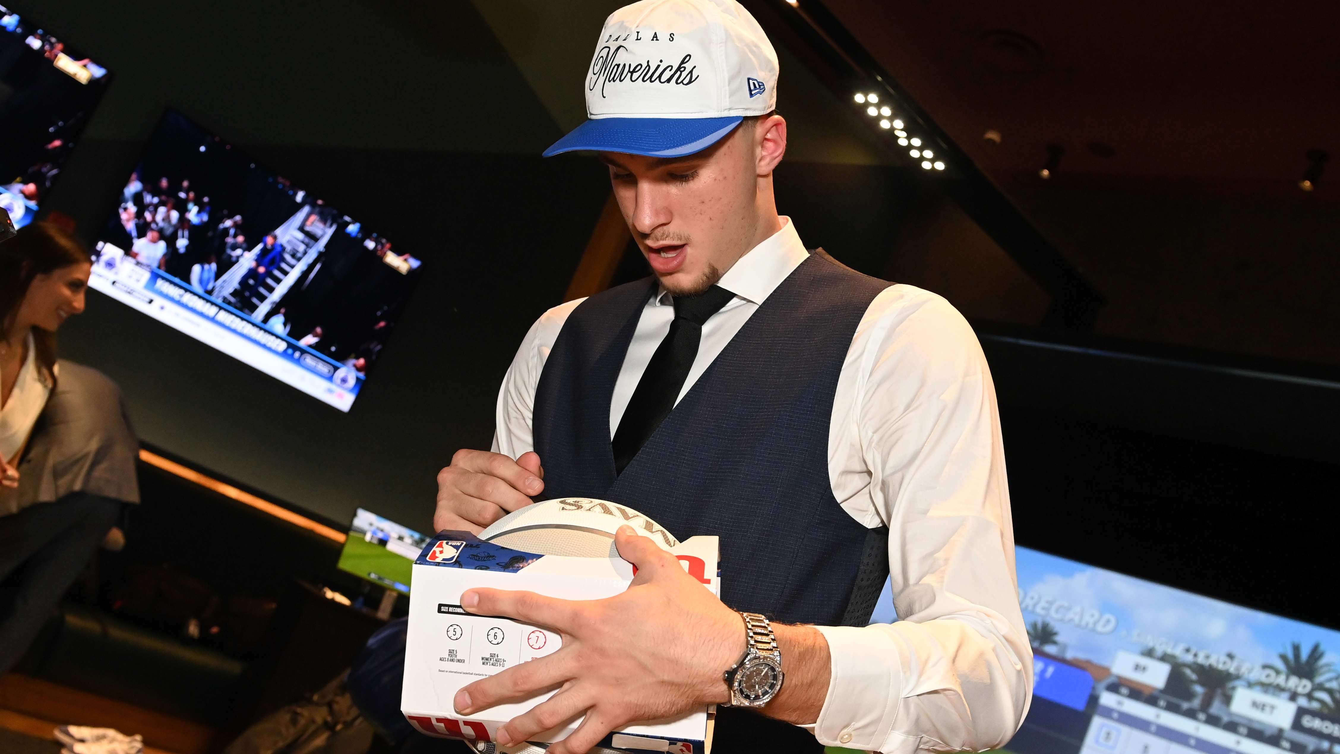 Cooper Flagg Celebrates His Number 1 NBA Draft Pick At Dave & Buster's
