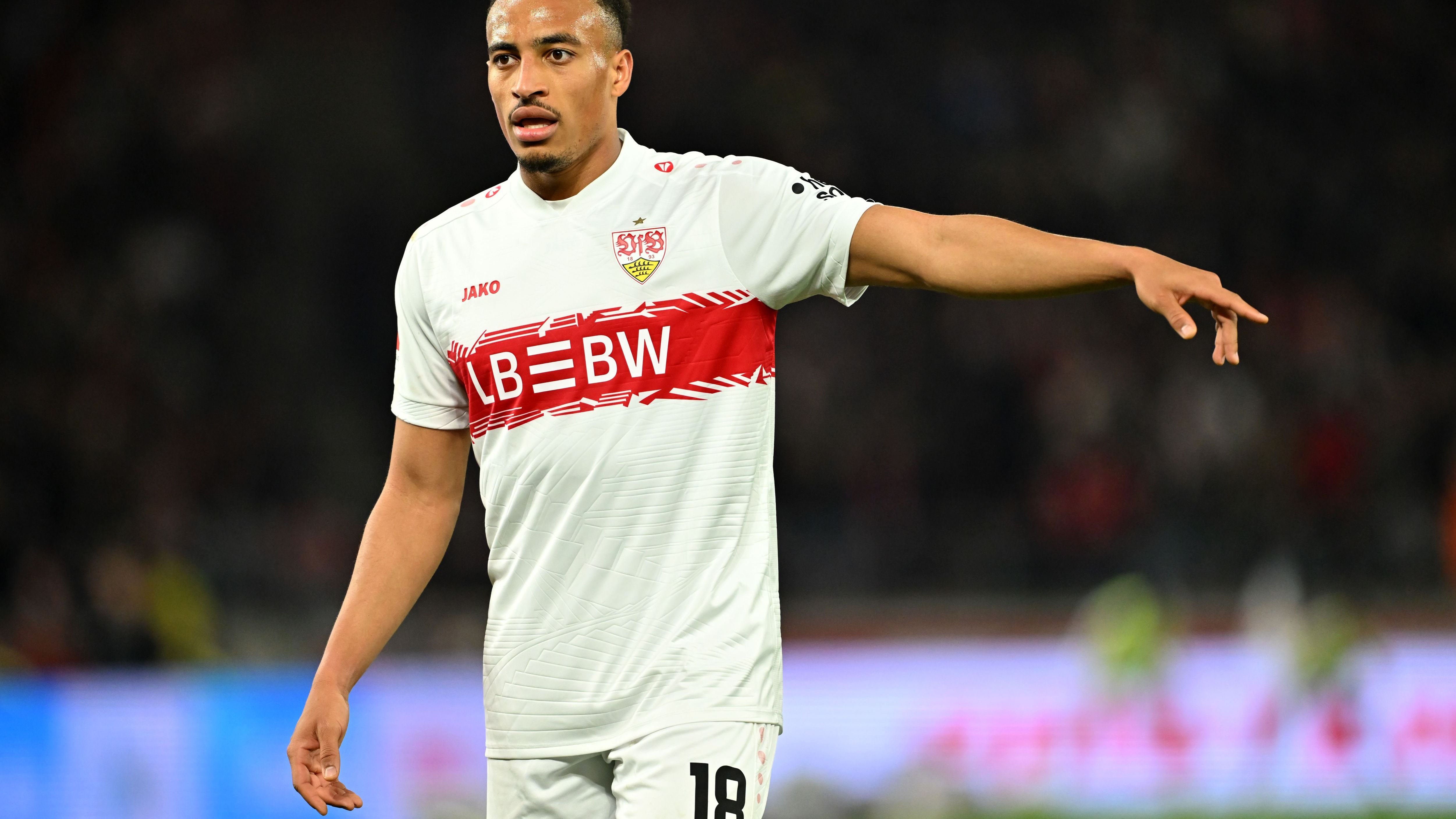 Jamie Leweling playing for VfB Stuttgart