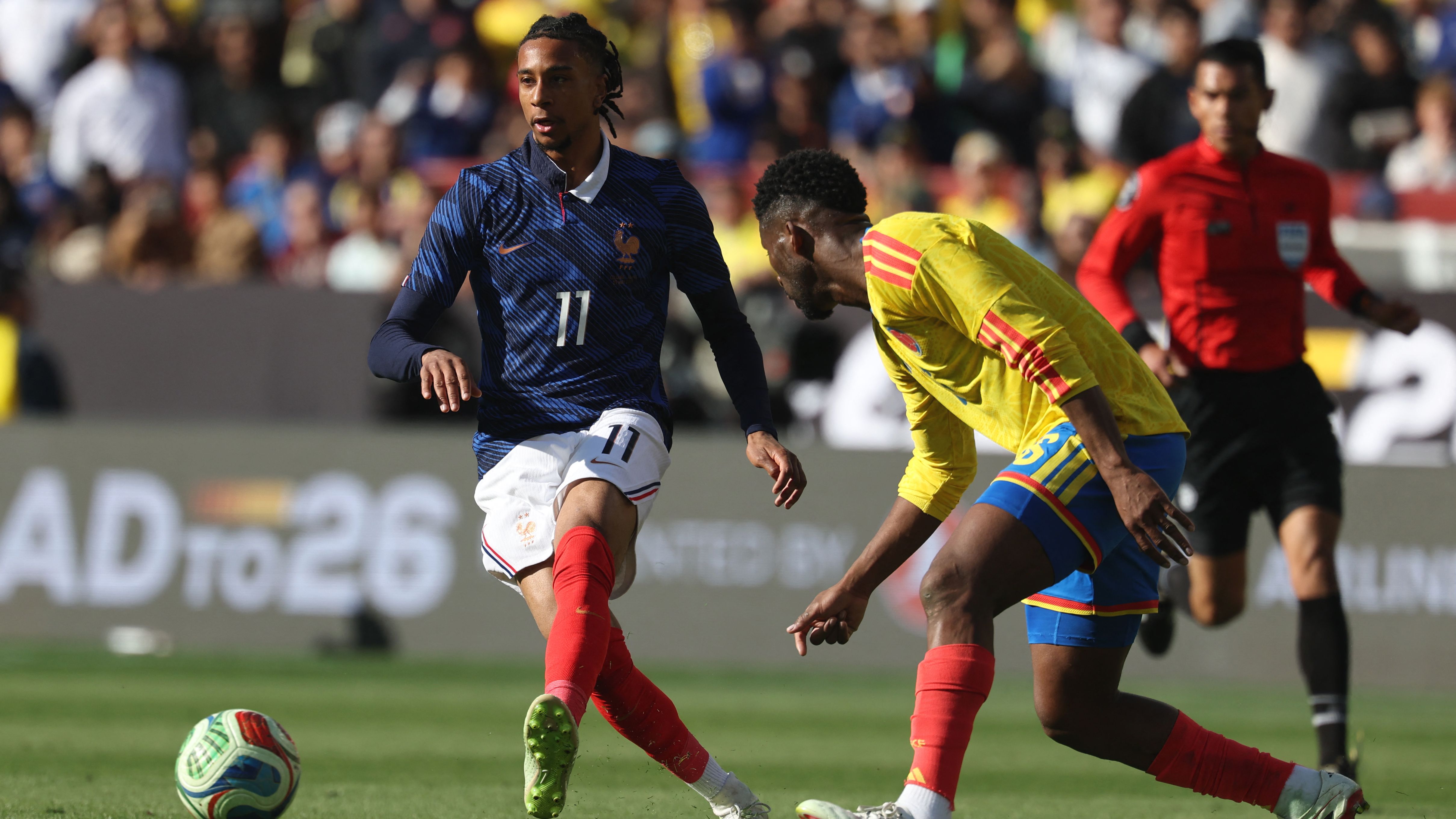 France wins friendly against Colombia